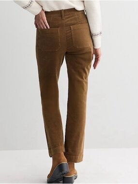 croft & barrow Brown Corduroy Straight-Leg Pants